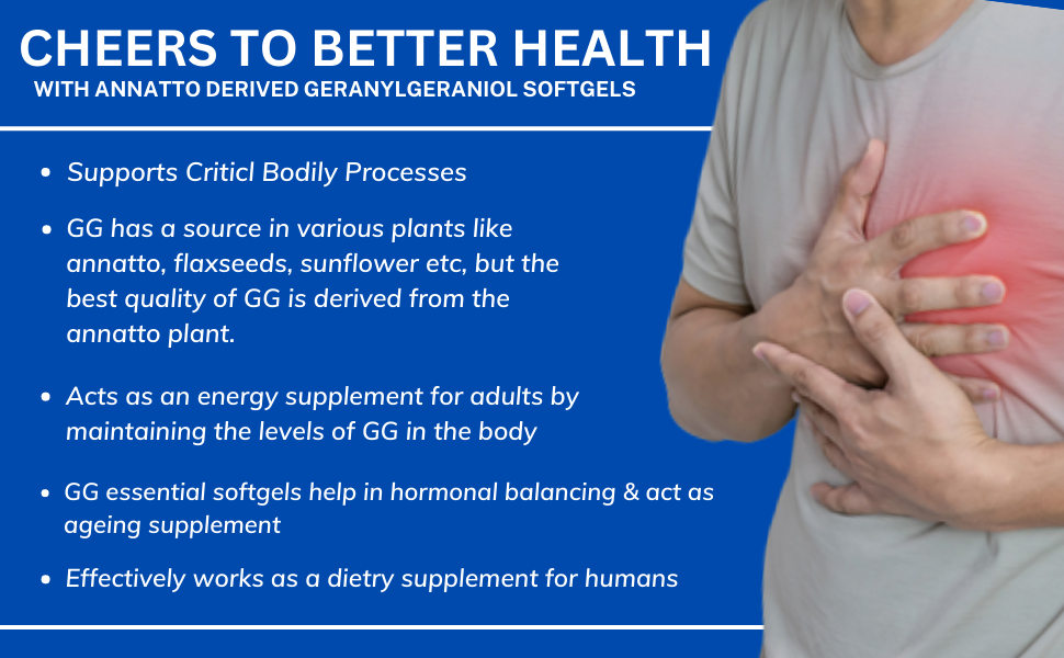 Wellness Extract GG Essential 150mg Plant Derived Dietary Supplement for Statin Users, Cardiovascular Support, Improves Bone Density, Pack of 60 Softgels Capsules 150mg
