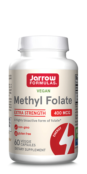 Jarrow Extra Strength Methyl Folate, Folate 400 mcg, 60 Capsules