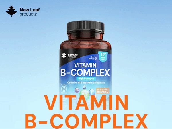 Vitamin B Complex - 365 Small Tablets - All 8 B Vitamins B1-B2-B3-B5-B6-B12, (1 Year Supply)High Strength Biotin, Folic Acid and Vitamin C - Reduction of Tiredness, Energy & Immune Support - UK Made