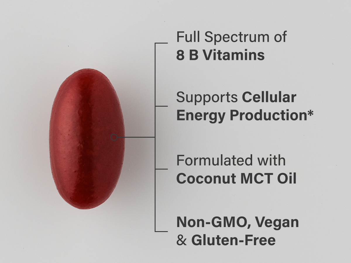 Sports Research® Vitamin B-Complex, 120 Count Plantgels™