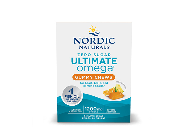 Nordic Naturals Ultimate Omega, 1280mg Omega-3 Fish Oil, Lemon - 180 Count