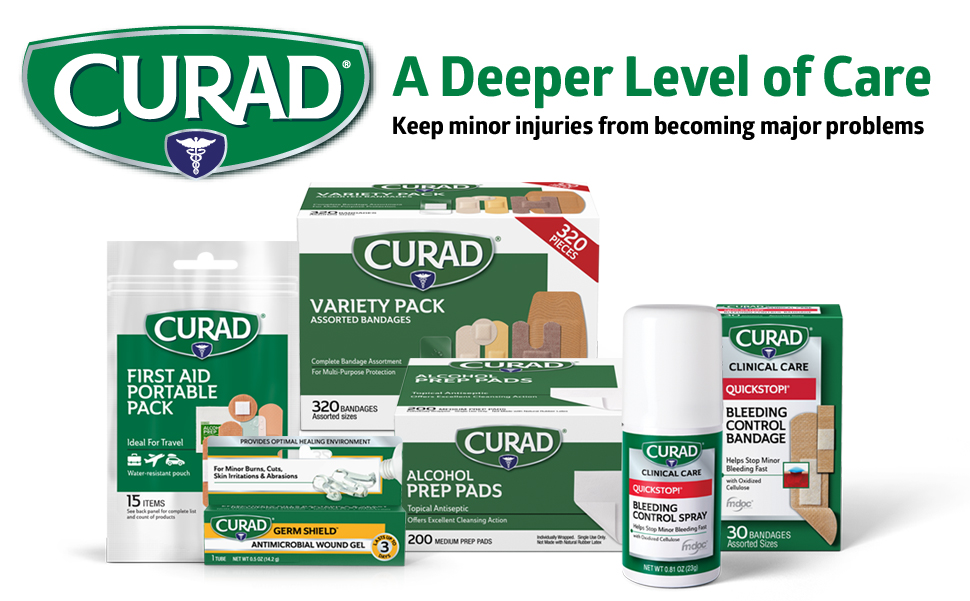CURAD Alcohol Prep Pads, 400 Count, Medium 70% Isopropyl Alcohol Wipes, Individually Wrapped, First Aid Alcohol Swabs for Cuts & Scrapes, Medical Alcohol Pads