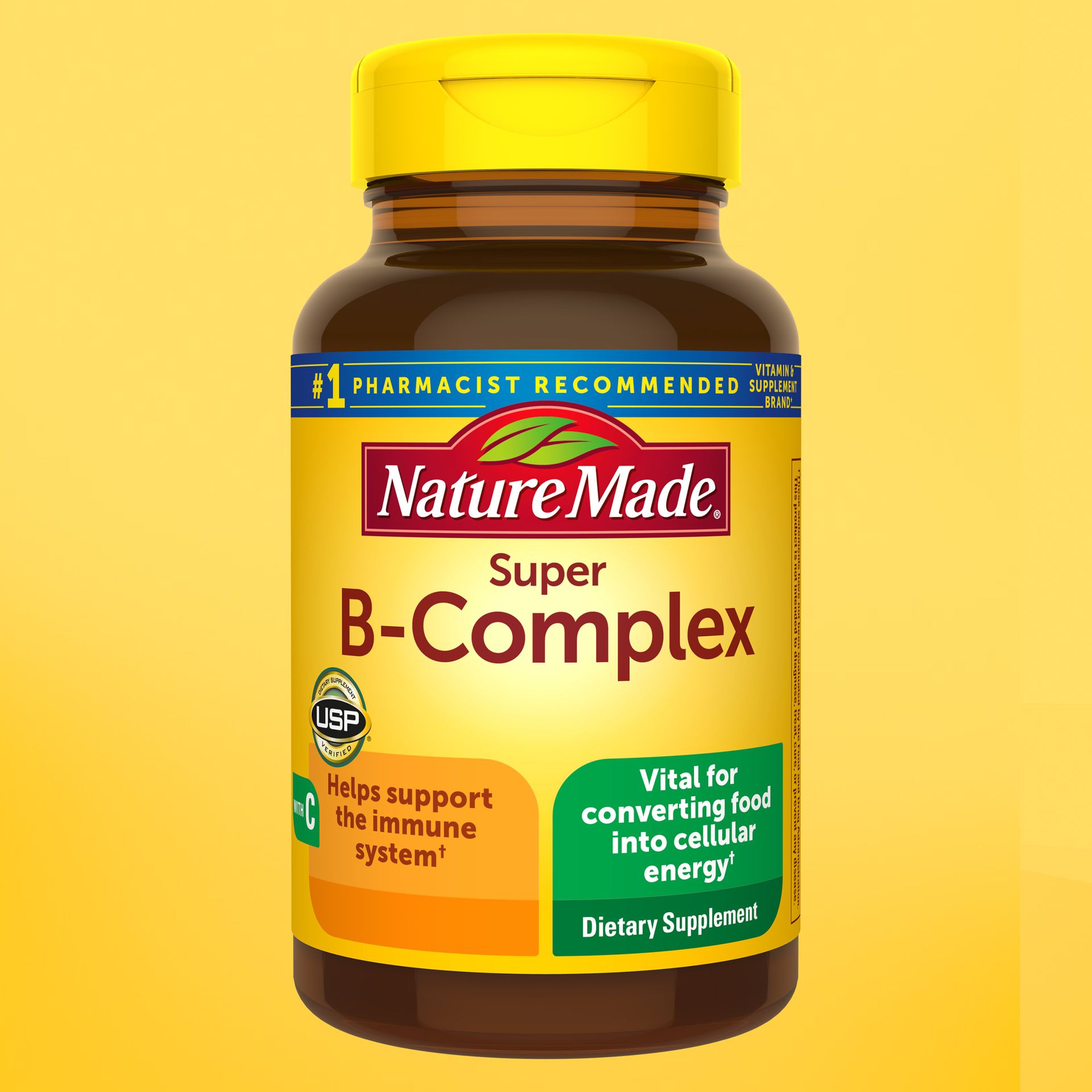 Nature Made Super B Complex with Vitamin C & Folic Acid, 140 Tablets