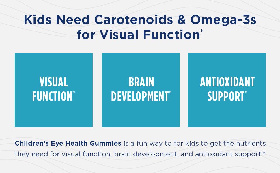 Nordic Naturals Children'S Eye Gummy Chews | 484 Mg Omega 3 Fish Oil EPA & DHA With Lutein & Zeaxanthin | Supplement For Eye Health 2-12 Yrs | Gummies For Eyes Strawberry Lemonade 30 Fish Oil Gummies