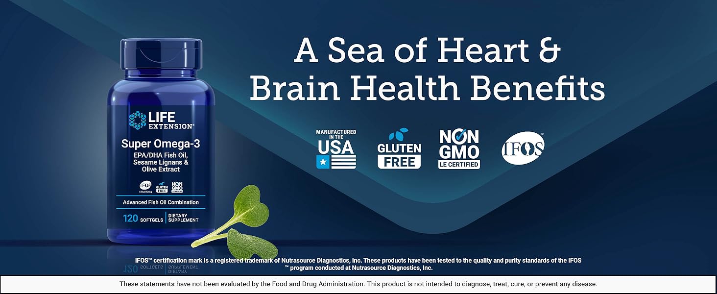 Life Extension, Omega Foundations, Super Omega-3, 120 Softgels.