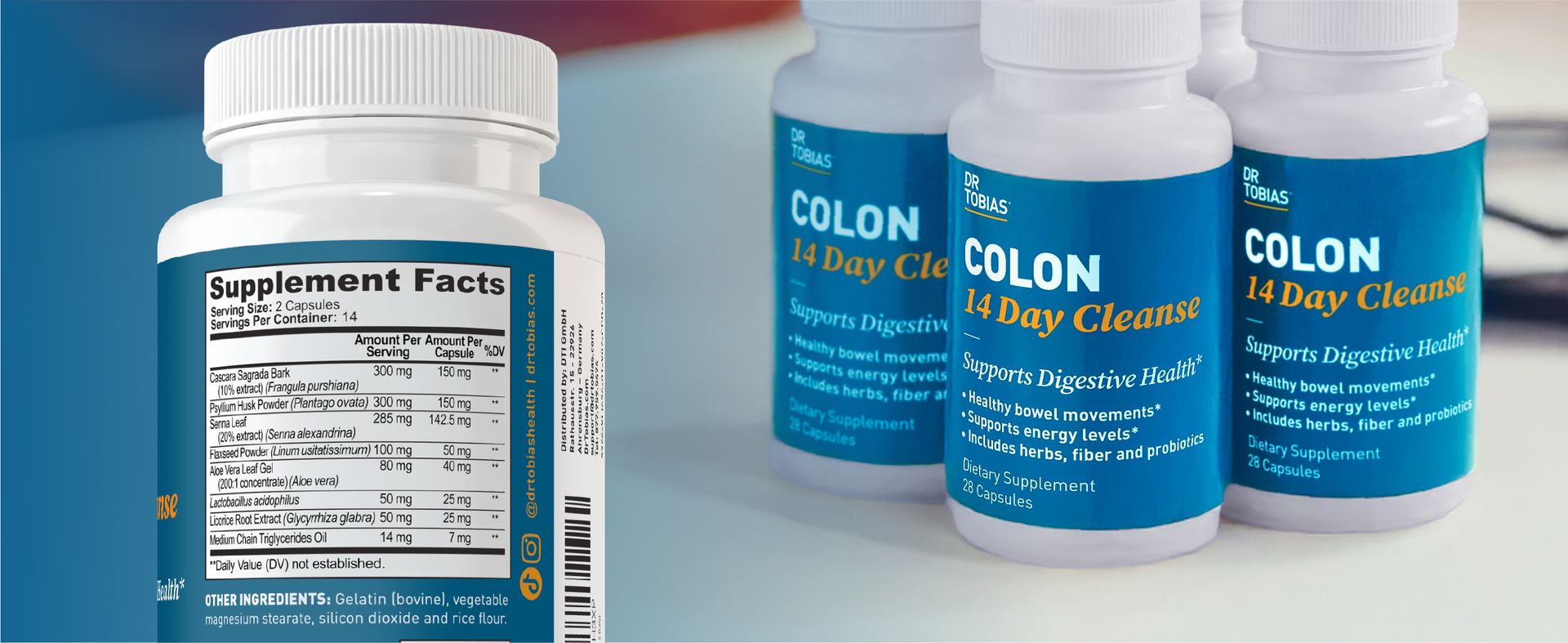 Dr. Tobias Colon 14 Day Cleanse | Supports Digestion & Gut Health
