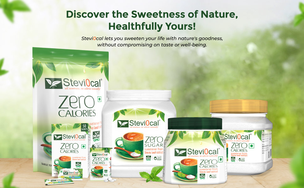 Sugar Free Stevia Powder Jar | 200g | 0 Calories Sweetener