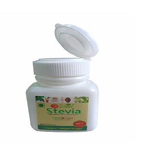 So Sweet Stevia 100% Natural Sugar free Sweetener for Diabetes - 300 Tablets -Pack of 3 (100 Each)