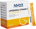 NYO3 liposomski vitamin C v prahu, podpira imunski sistem in kolagen ojačevalec, močan antioksidant, izboljšanje zdravja kože, Gluten-free, visoka absorpcija Vitamin C, 500mg, 30 Število