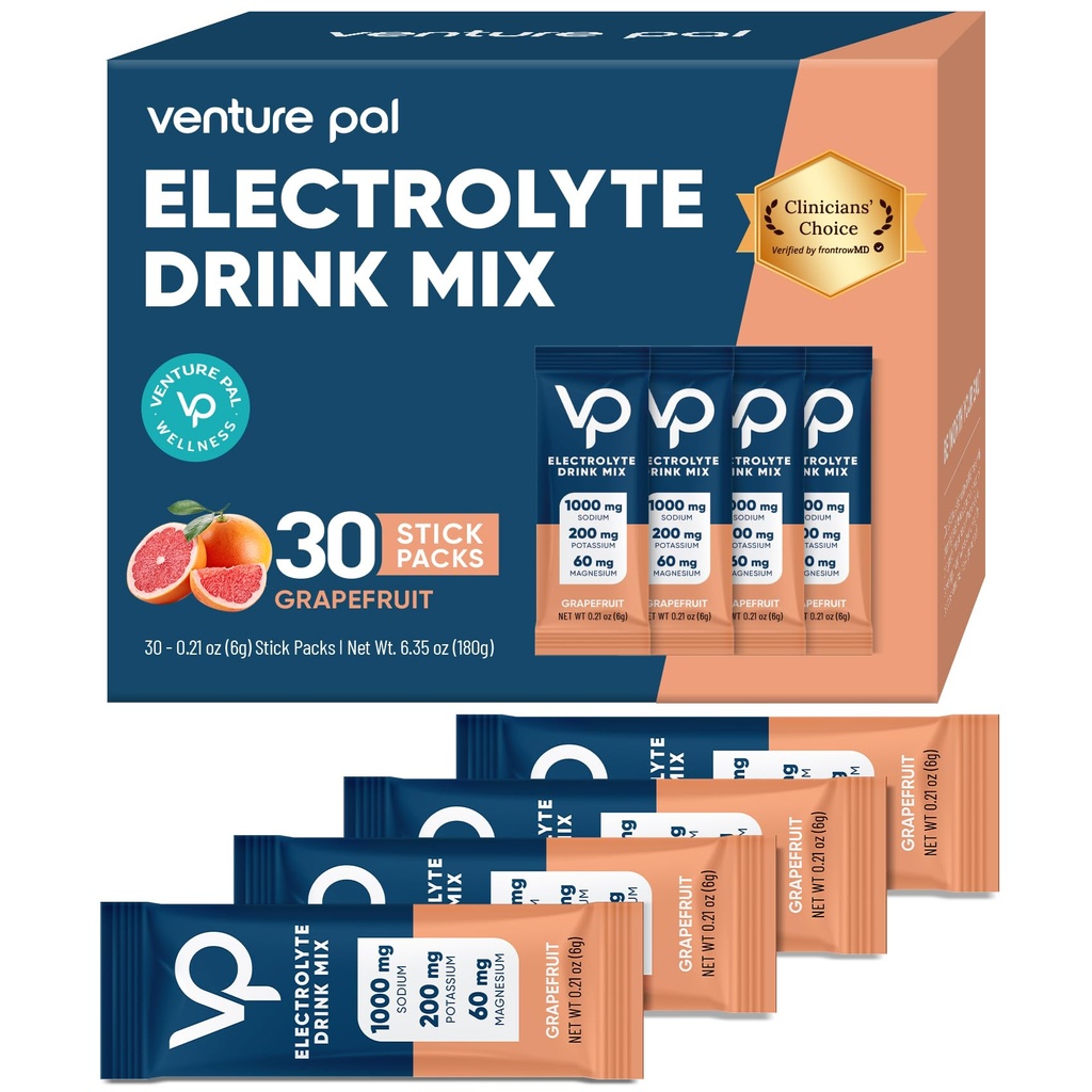 Venture Pal Visoko natrijev sladkor brez elektrolitov v prahu Packet - Hidracijske embalaže z vitaminom, natrij in kalij 
