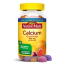Narava narejen kalcij Gumies 500 mg na postrežbo z vitaminom D3, prehranski kalcij dodatek za podporo kosti, 80 Gumijev, 40 dnevna dobava