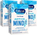 Enfamil Fer-In-Sol Dodatne kapljice železa za dojenčke in malčke, podpira razvoj možganov, 50 ml Kapalko, pakiranje po 3