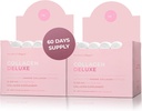 Colagen Deluxe 30 posnetkov x 2 I 8 teden paket I 12500 mg pomorski kolagen (tip I & III) I hialuronska kislina, biotin, vitamin C I brez sladkorja - 8 tednov dobava