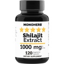 MONOHERB Shilajit Extract 1000 mg - 120 vegetarijanskih kapsul
