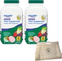 Equate Daily Fiber Sugar Prost Prebiotične 90 Žvečljive tablete (2 paketi) Sveženj s hrano za večkratno uporabo