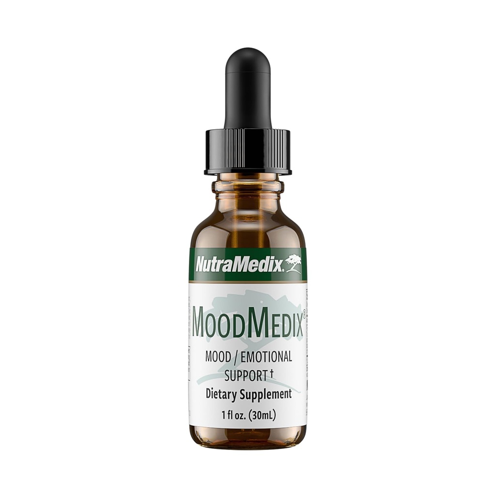 NutraMedix MoodMedix - Mood Support Supplement z Biorazpoložljivo Liquid Cat je kremplji & Kurkurji Root kapljice - Mood, Stress Response & Emotional Support Supplement - Liquid Herbal Extract Tinkture (1oz)