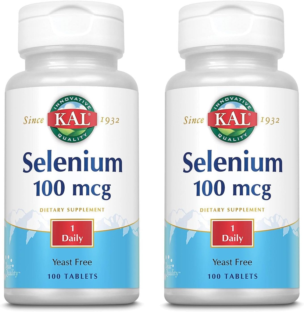 KAL 100 MCG Selen brez kvasovk tablete, 100 število