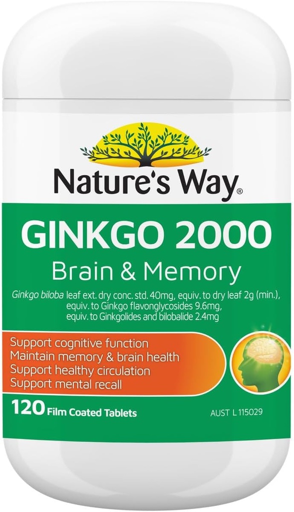 Narava Ginkgo Biloba 2000MG 100+20 Tablete