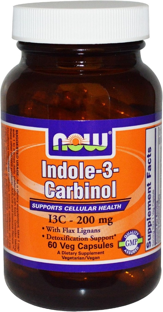 Zdaj živila Indole-3-Carbinol 200 mg-60 Vegi Caps