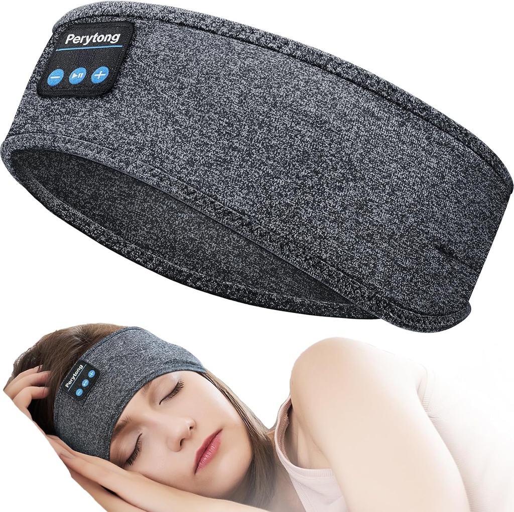 Perytong Sleep slušalke Bluetooth slušalke, športne brezžične slušalke Glasba Spanje ušesne slušalke z HD Stereo zvočnik za mamo Ženske Moški Teen Cool Pripomočki Unikatna darila