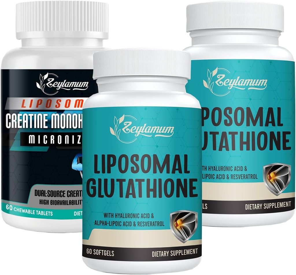 Liposomski glutation softgels - 120 softgels + Kreatin monohidrat Mikroniziran - 60 Štetje