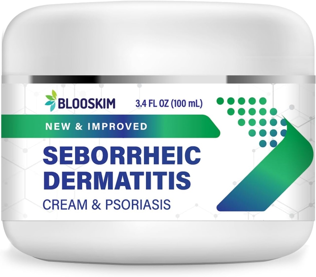 Seboroični dermatitis krema za obraz – obraz, skalp in telo vlažilni zdravljenje za Flaky, Srbeča koža – Dnevni losjon za psoriazo in dermatitis Relief - moški in ženske - 3,4 Fl Oz