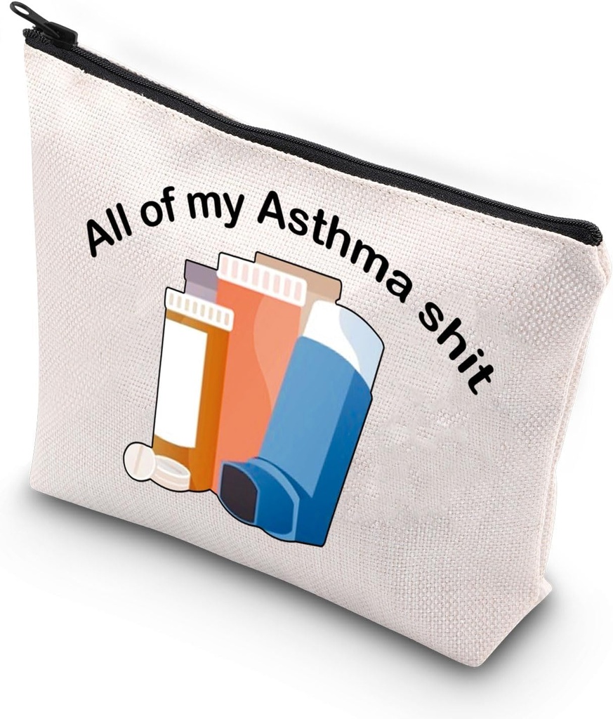 VAMSIII Astma Fighter Darilni vdihovalec Potovalna vreča Vse moje Astma sranje Ozaveščanje Medication Bag