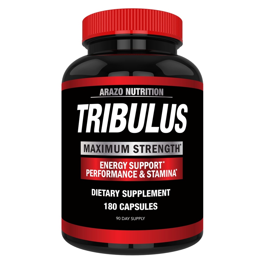 Arazo Nutrition Tribulus Terrestris 1500mg Extract Powder – 180 kapsul – energijski pospeševalec z estrogenskim blokerjem