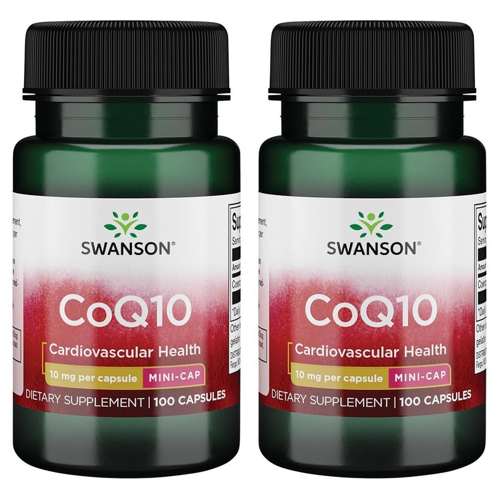 Swanson Coq10 - Mini cap 10 mg 100 Caps (2 pakiranji)