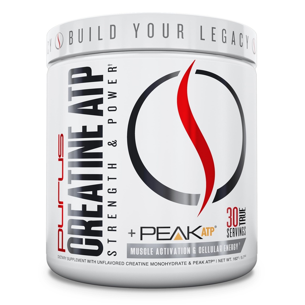 Purus Labs Creatine ATP, Peak ATP + Kreatin Monohidrat, Unflavored - 30 Serving - Aktivacija mišic in celična energija