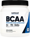 Nutricost BCAA prašek 2:1:1 (90 serviranja, brez arome) - razvejane verige aminokislin