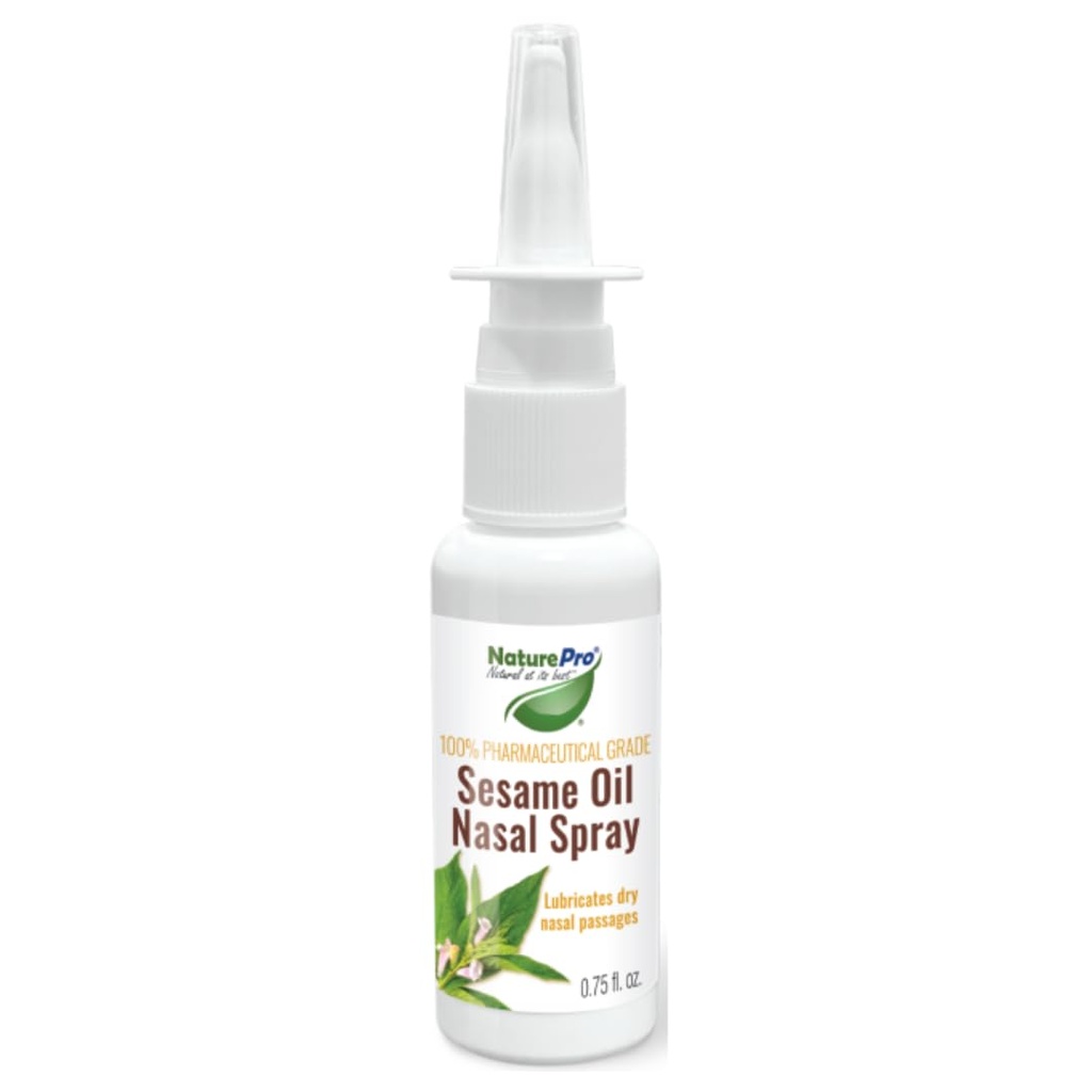 Vse-naravni nos vlažilni Spray z 100% farmacevtsko stopnjo Sezamovo olje 0,75fl. za Soothe & vlažilni suhi nos, nos Lubricant in dekongestiv za suho nos olajšave