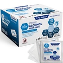 MED PRIDE Sterilni alkohol Prep Pads, Antiseptični, 70% Izopropil, individualno zaviti, Medicinska stopnja 2 Ply robčki (200 Število (Pack od 1) Bela)