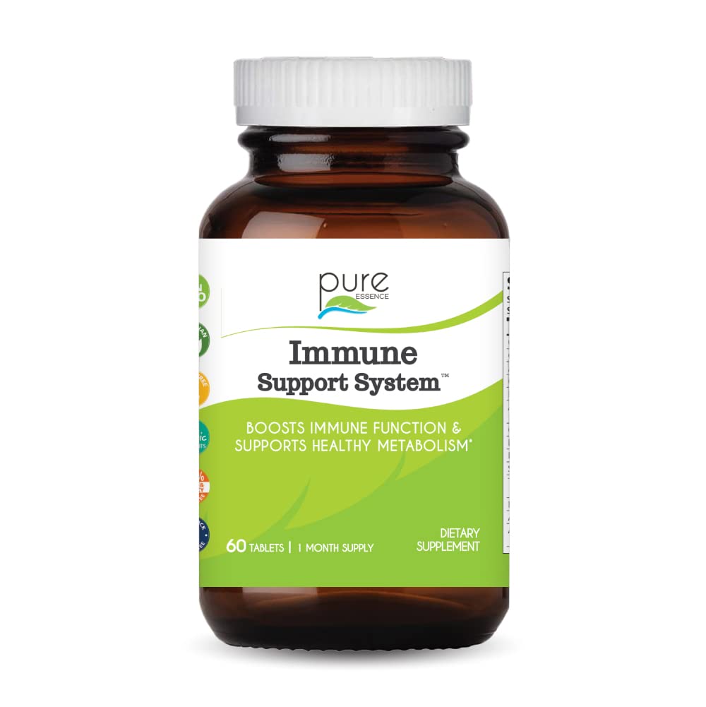 Čisti Essence Imunocelularni podporni sistem z Maitake, Reishi, Shitake goba, Spirulina, Colostrum, Fucoidan in več - 60 tablet