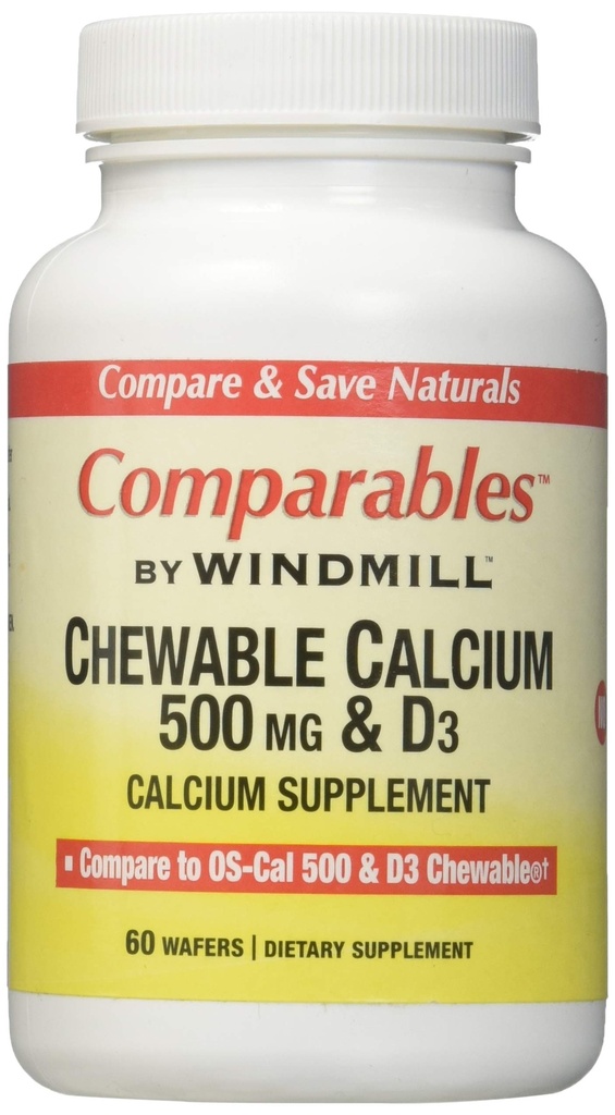 Kalcij 500MG TABS CHEW WMILL Velikost: 60