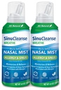 SinuCleanse Alergy & Sinus Sterile Saline Nasal Spray, Ultra Fine Mist, Takoj vlaži in sprošča hude nosne prebavne motnje zaradi alergij, 4.6 Oz (2 Pack), Made in USA