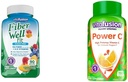 Vitafusion Fiber dobro fit Gumies 90 Število in moč C Vitamin C Gumies za imuno podporo 150 Število