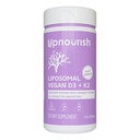 UpNorish Certified Vegan Vitamin D3 5000 i.e. K2 MK4 MK7 500 mcg Dodatek, 150 Softgels, rastlinski liposomski vitamin D K z organskim kokosovim oljem, brez GSO, glutena in želatine
