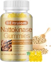 Nattokinase dodatek 8.000 FU(400mg) na serviranje, Hawthorn & Beet Root Extract, Nattokinase Gumies Tradicionalni Natto Extract Vir, 60 grofov