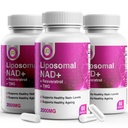 Pure NAD Resveratrol in TMG, 2000 mg, 3 v 1 Napredna formula, Imunska in energijska podpora, Koža in splošno zdravje, 60 kapsul
