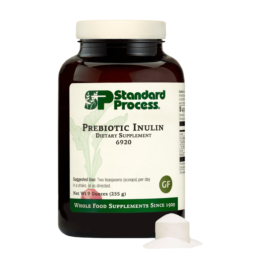 Standardni postopek Prebiotični Inulin - Gut Health & Imune Support Supplement - Kalcij & Magnezij za zdravje kosti - Dober vir vlaknin - Ne-soja, ne-mlečni, Gluten-free & Vegan - 9 oz (255 g)