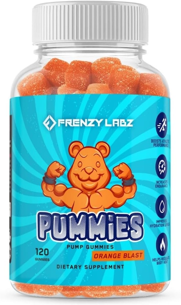 Pumbe - Performance Gummies - Glicerol Pred treningom - Mišične črpalke -Hidracija - vzdržljivost - Atletska izvedba - Kofein Free - 120 Gummies