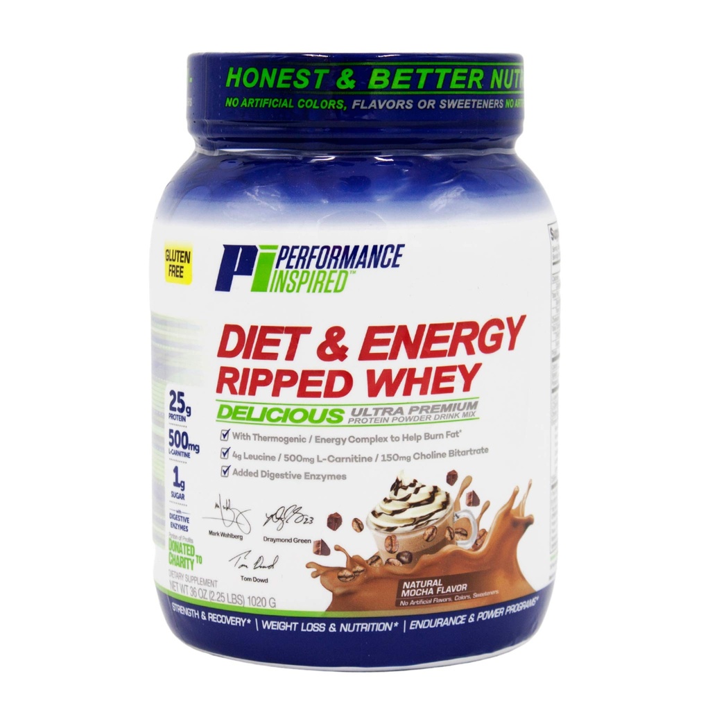 Uspešnost Inspired Nutrition Repped Whey Protein – 25G Protein – 4G Leucine – L-karnitin – izvleček zelenega čaja – Mocha – 2,25 lbs