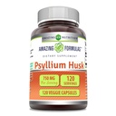 Osupljive formule Psyllium Husk 750mg Veggie Kapsule Supplement 