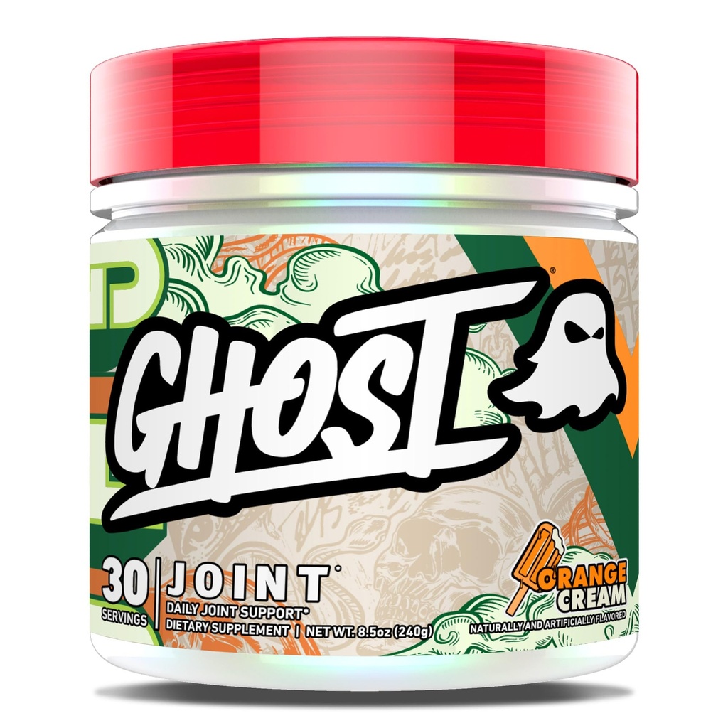 GHOST Skupni dodatek, Orange Cream (30 strežnice) - Dnevni skupni vzdrževanje dodatek za moške in ženske - glukozamin HCL, Chondroitin Sulfate & Curcumin - Kartilage, Kosti in skupna podpora