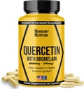 Quercetin z Bromelain dodatek 1200mg, Quercetin 500mg kapsule, pomaga podporo zdravo imuniteto, močan antioksidant, 60 Count
