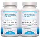 P Puregen Labs Kašelj Relief za odrasle Dekstrometorfan HBr 15mg (120 softgels) 8-urni, ne-zadnji bronhialni supresant 