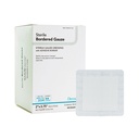 DermaRite's Sterile Bordered Gaze Oblačenje z adhezivnim robom - Fleksibilno nevezni material, Prva pomoč, individualno pakiran - 2 v. x 3-3/4 in., 1 Število, 50 Packs, 50 Skupaj