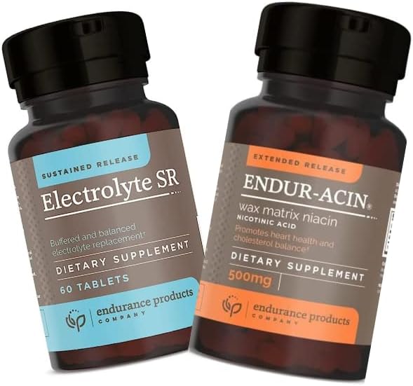 Endur Elektrolit SR in ENDUR-ACIN Niacin - vitamin B3 Niacin 500mg razširjena sprostitev
