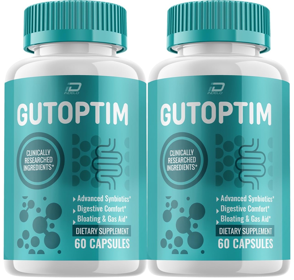 Gutoptim Advanced Probiotics Kapsule, Gutoptim Probiotics Podpora za prebavne tablete, Gutoptim Reviews, Gut Supplement & Prebavna podpora (2 paket - 120 kapsul)